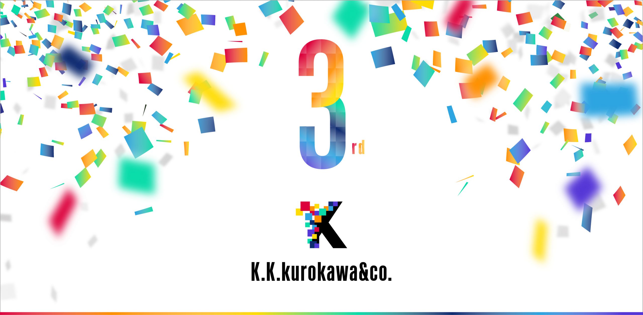 3周年記念_K.K.kurokawa&co.