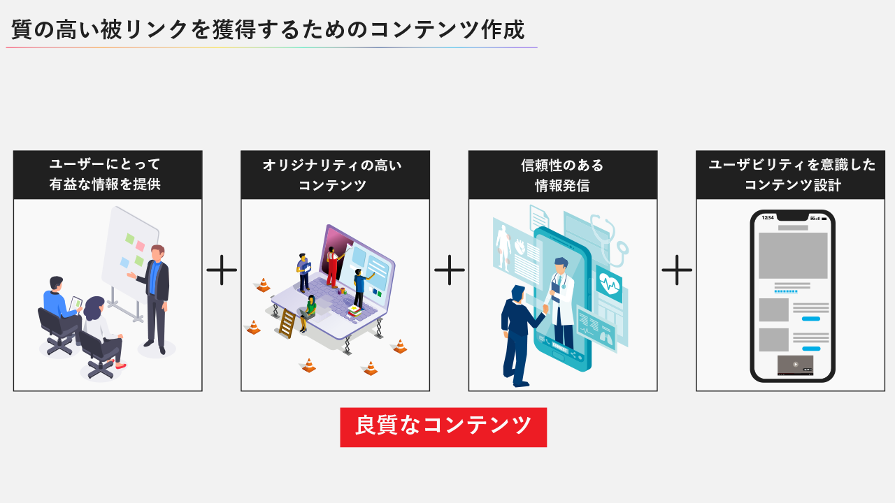 質の高い被リンクを獲得するコンテンツ作成